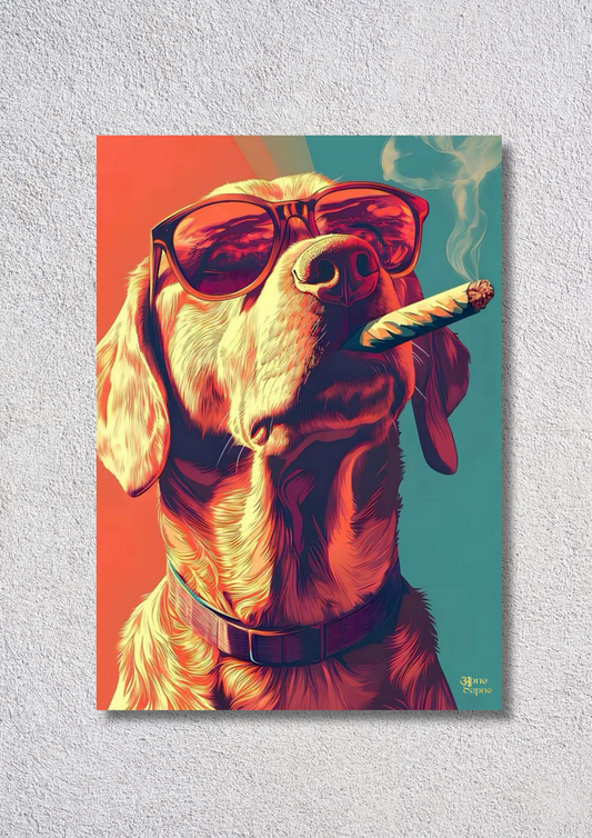 Warrior with Cigar // poster // A4 and A3