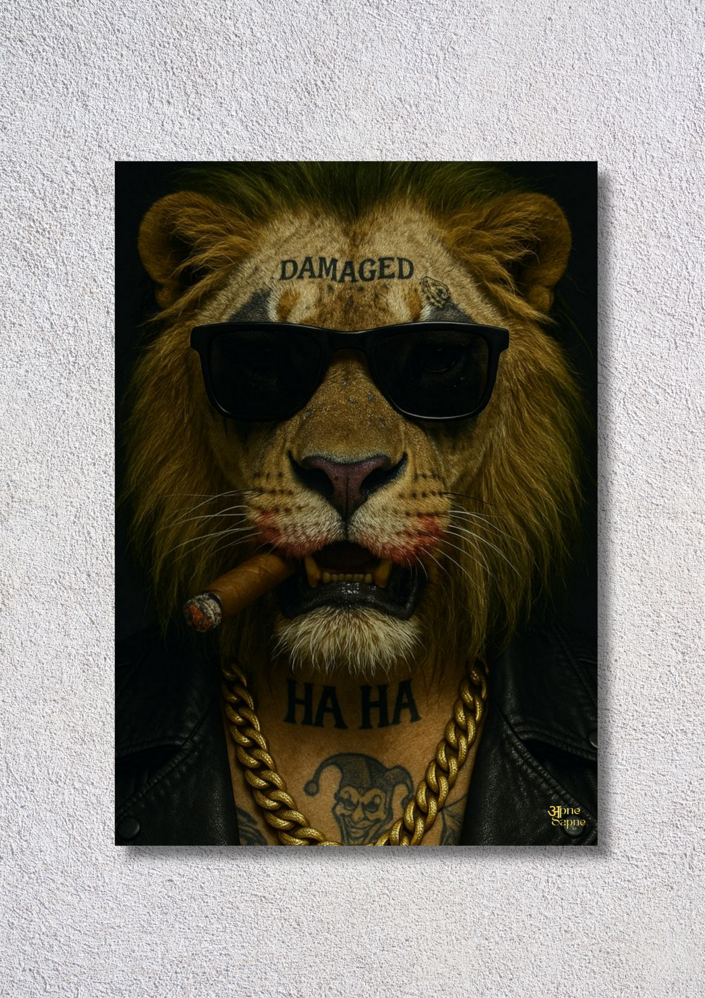 Lion Portrait // poster // A4 and A3