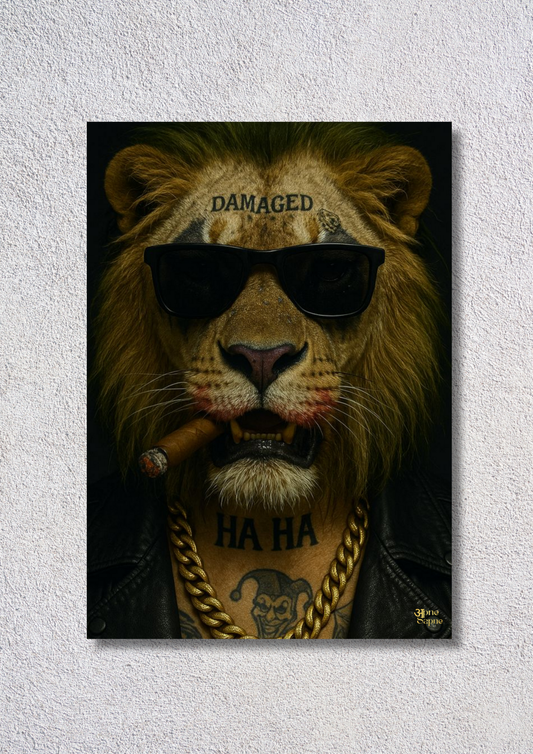 Lion Portrait // poster // A4 and A3