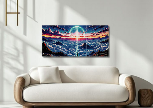 Cosmic Energy Poster // Split Poster // A4 and A3
