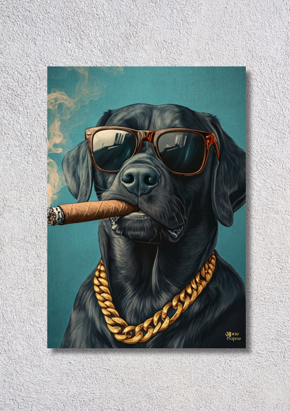 Dog with Cigar // poster // A4 and A3
