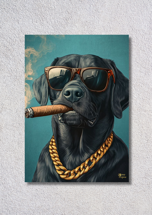 Dog with Cigar // poster // A4 and A3