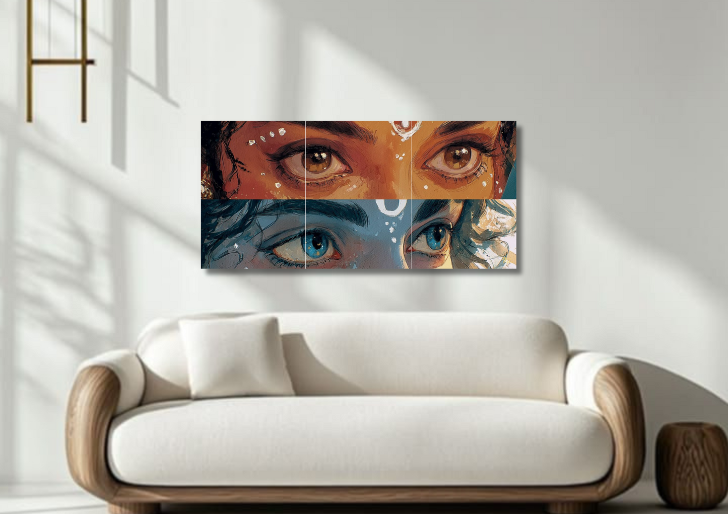 Spiritual Eyes Poster // Split Poster // A4 and A3