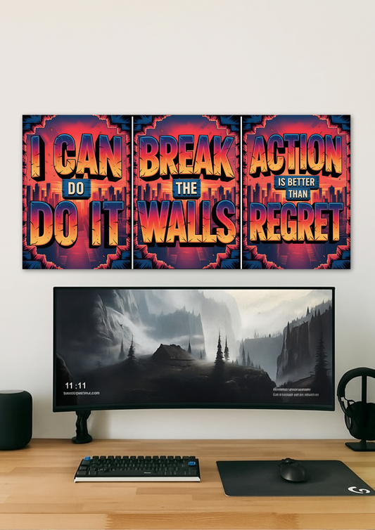 Self Motivation // split poster // a4 and a3