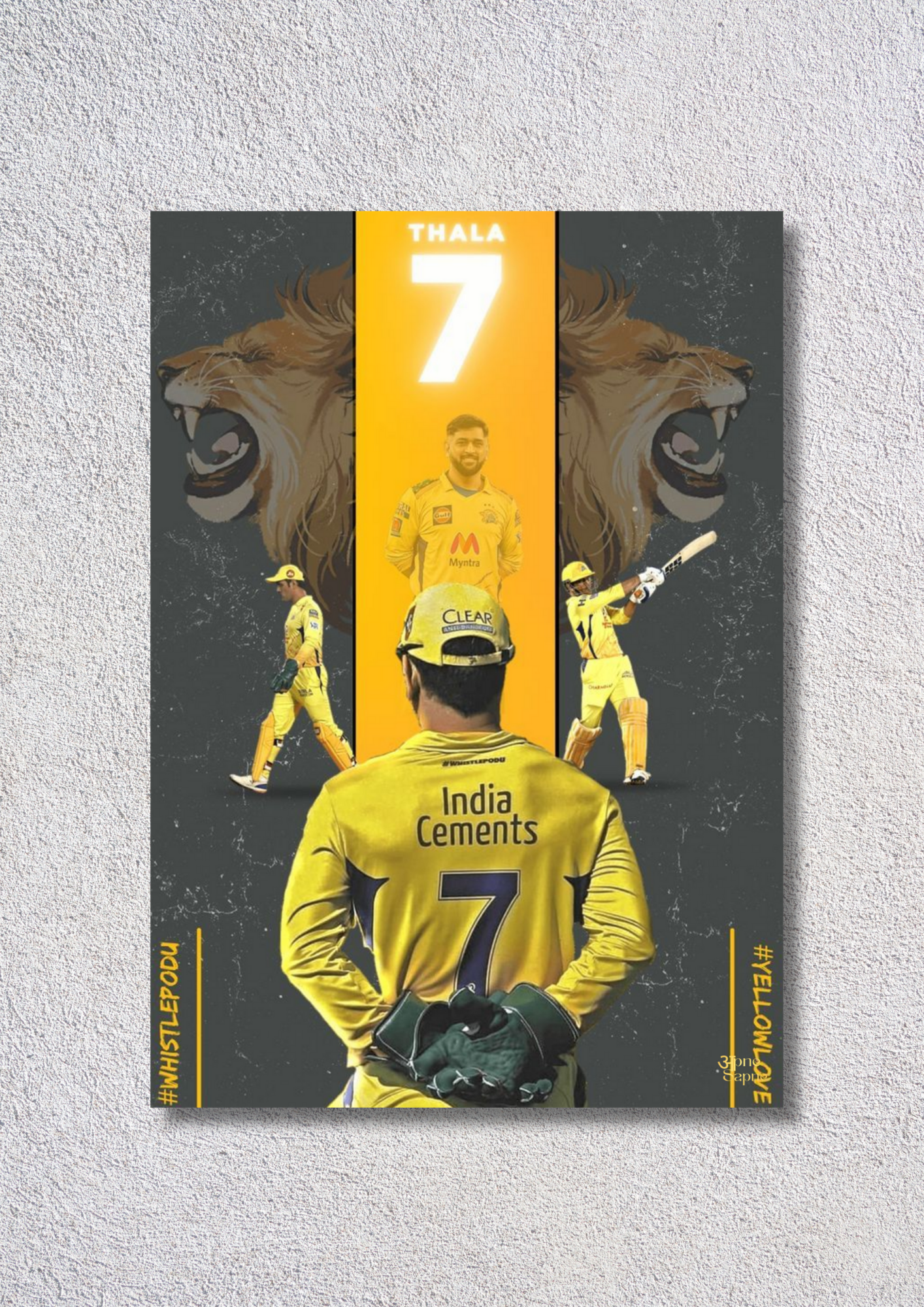 Dhoni // poster // a4 and a3