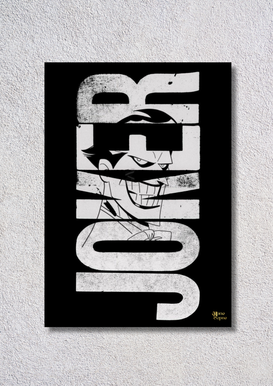 Joker Text Art // poster // A4 and A3