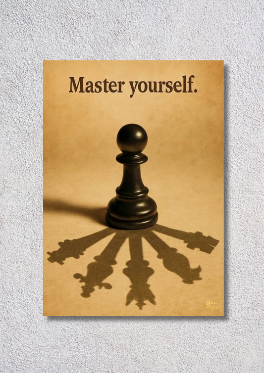 Master Yourself – // poster // A4 and A3