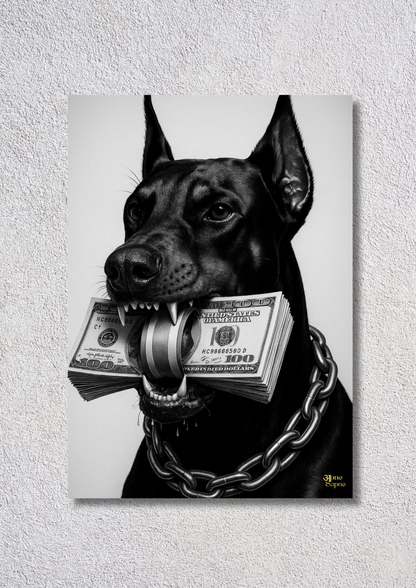 Bulldog Mask // poster // a4 and a3