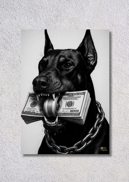 Bulldog Mask // poster // a4 and a3