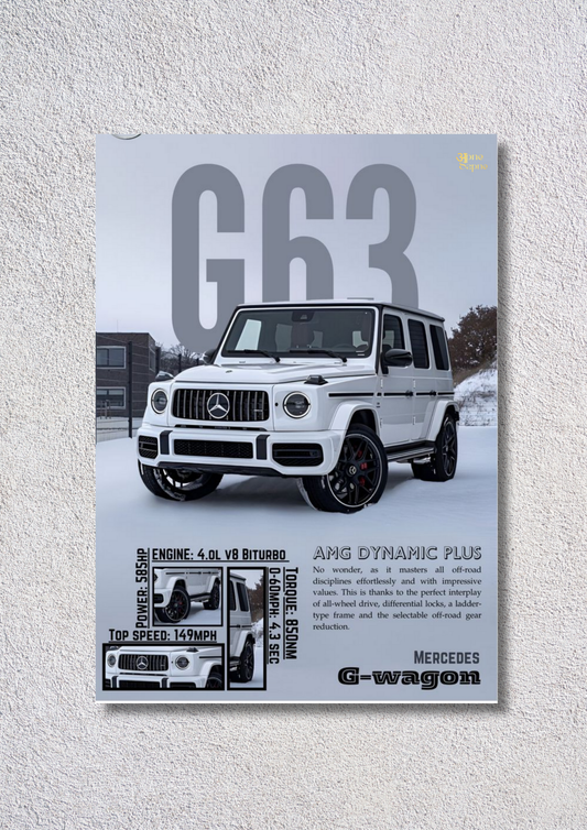 Mercedes G63 – // poster // A4 and A3