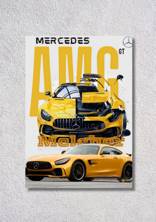 AMG Yellow Ride – // poster // A4 and A3