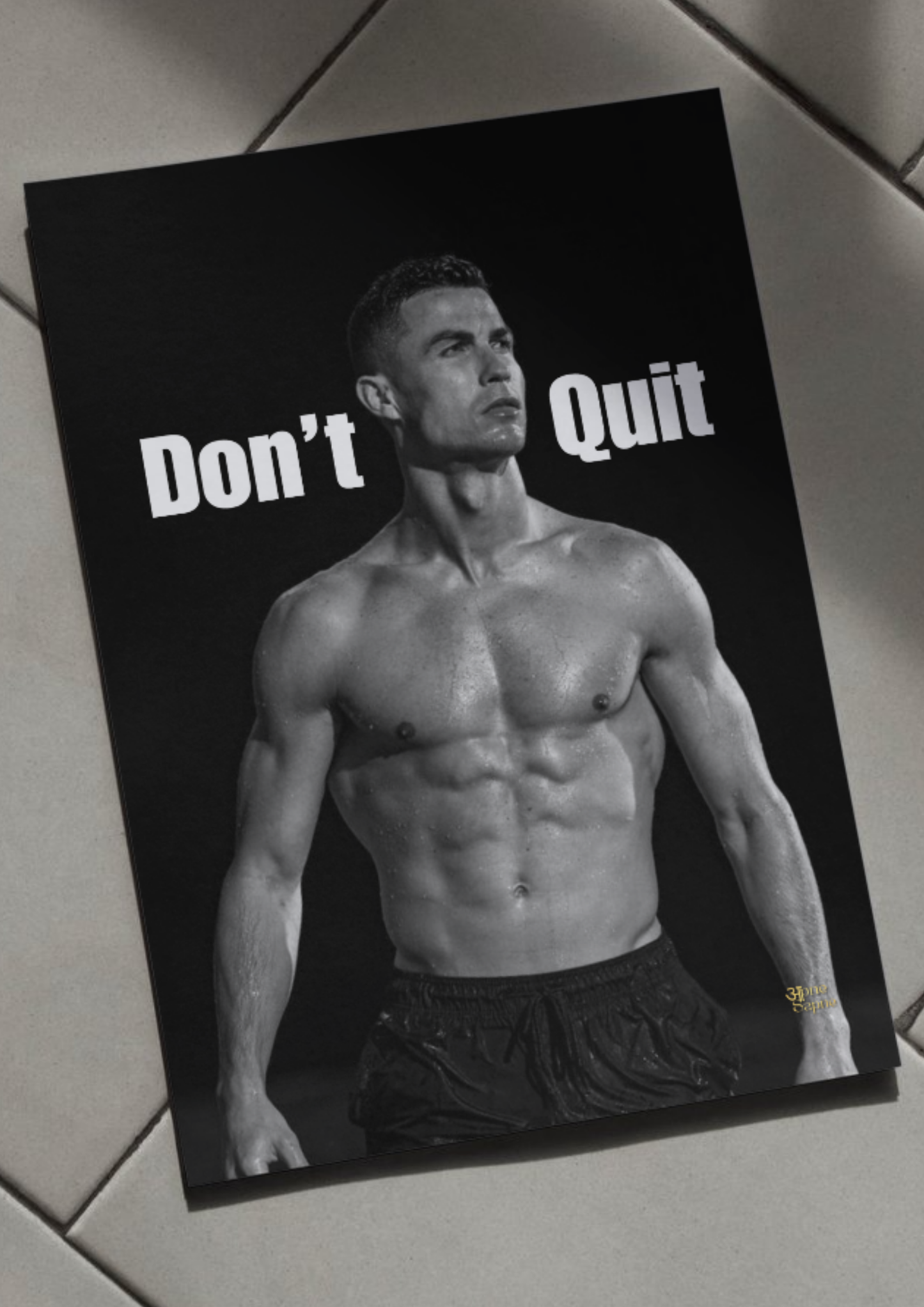 Dont quit // poster // a4 and a3