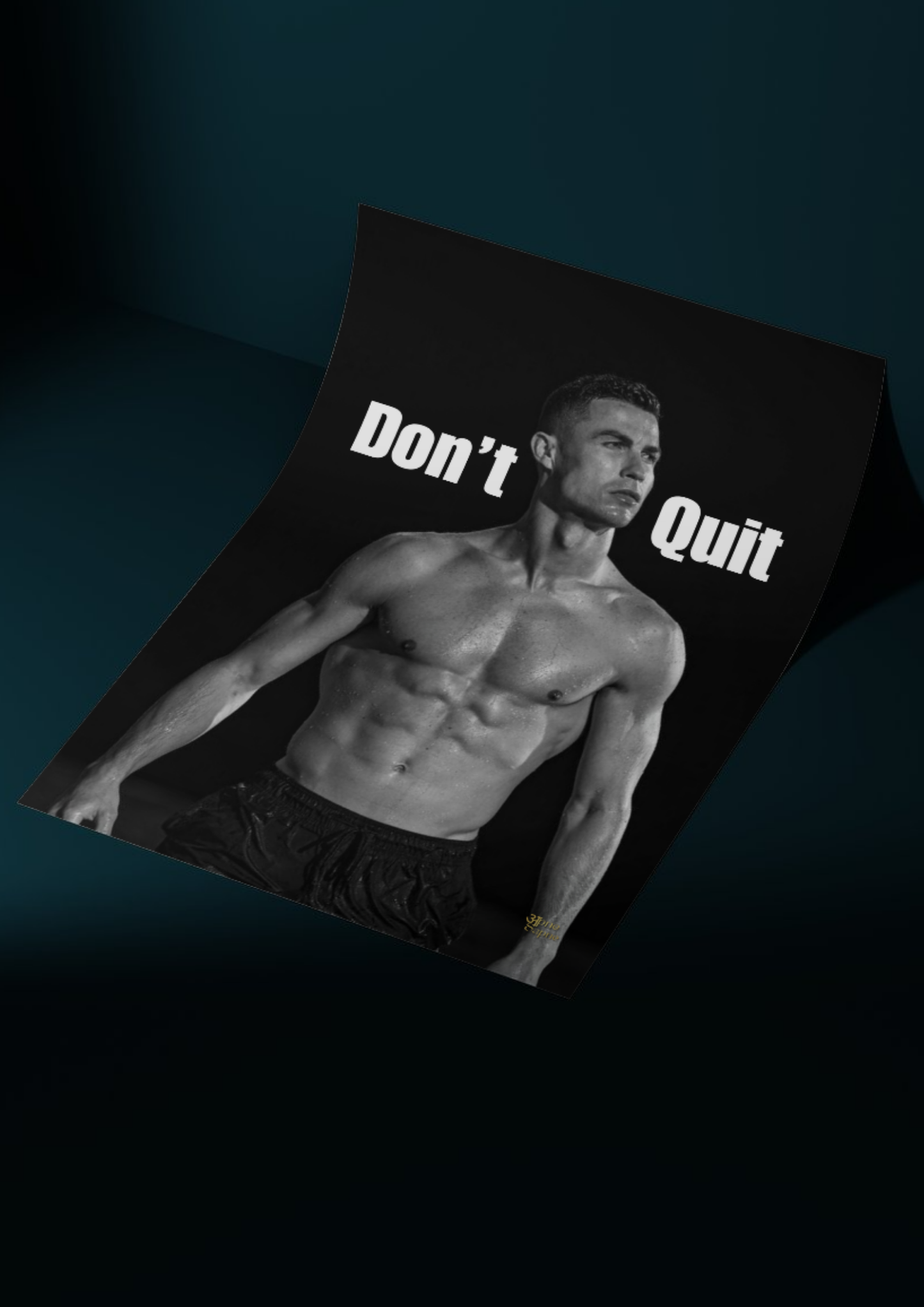 Dont quit // poster // a4 and a3