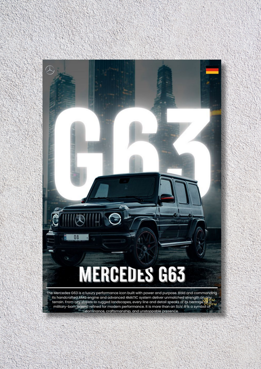 G63 Ride – // poster // A4 and A3