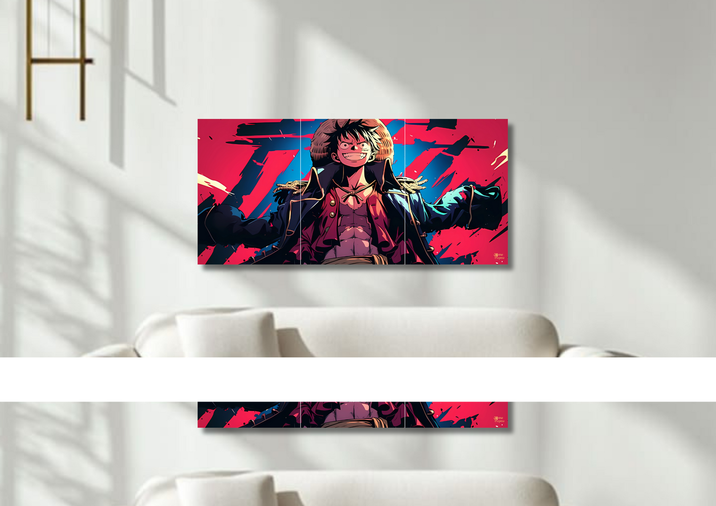 One Piece Luffy Gear // split poster // a4 and a3