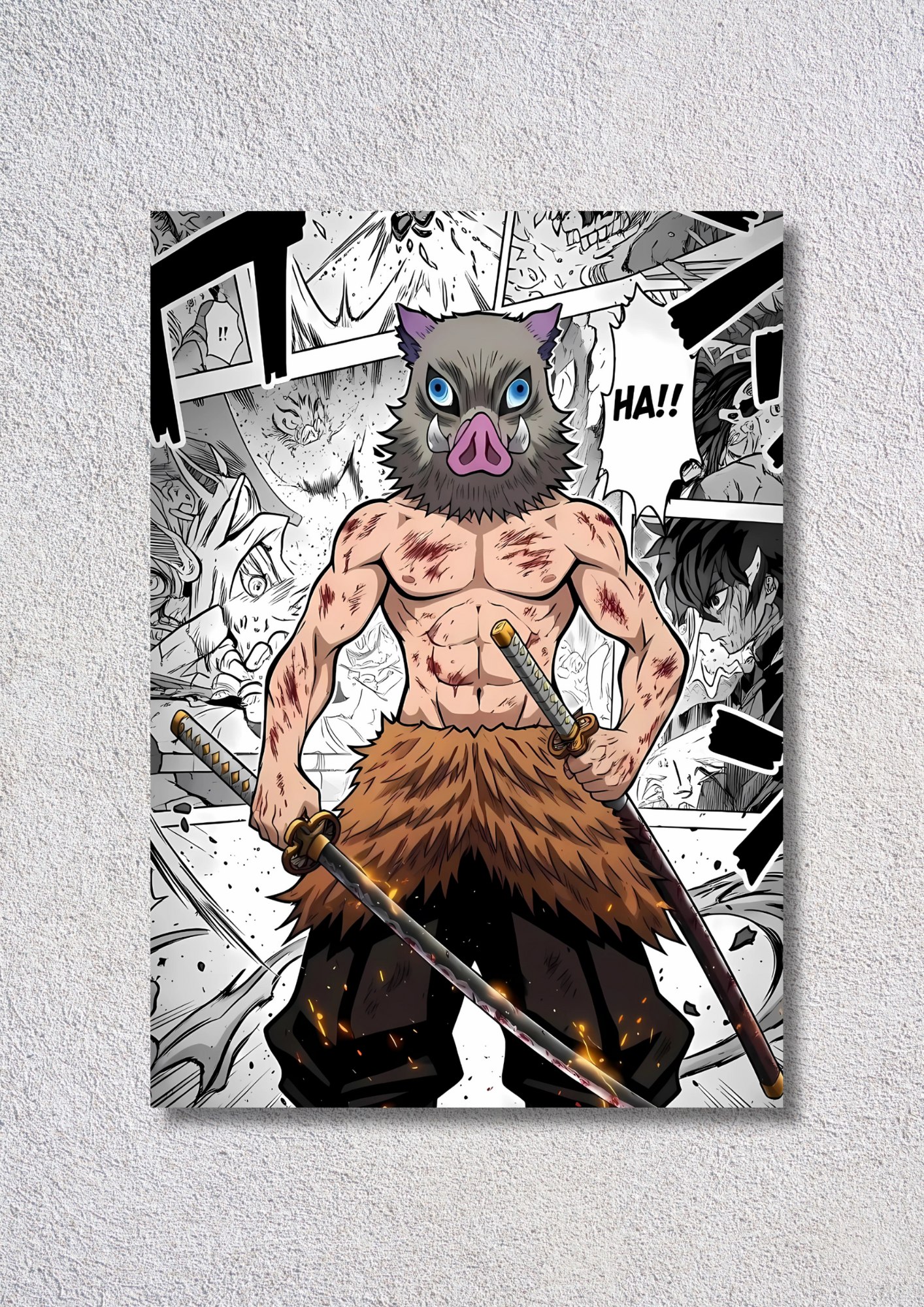 Inosuke Hashibira  // poster // a4 and a3