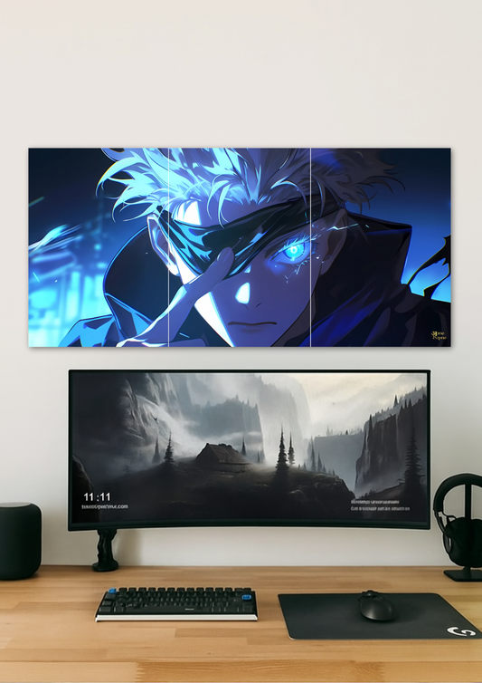 Gojo Satoru // split poster // a4 and a3