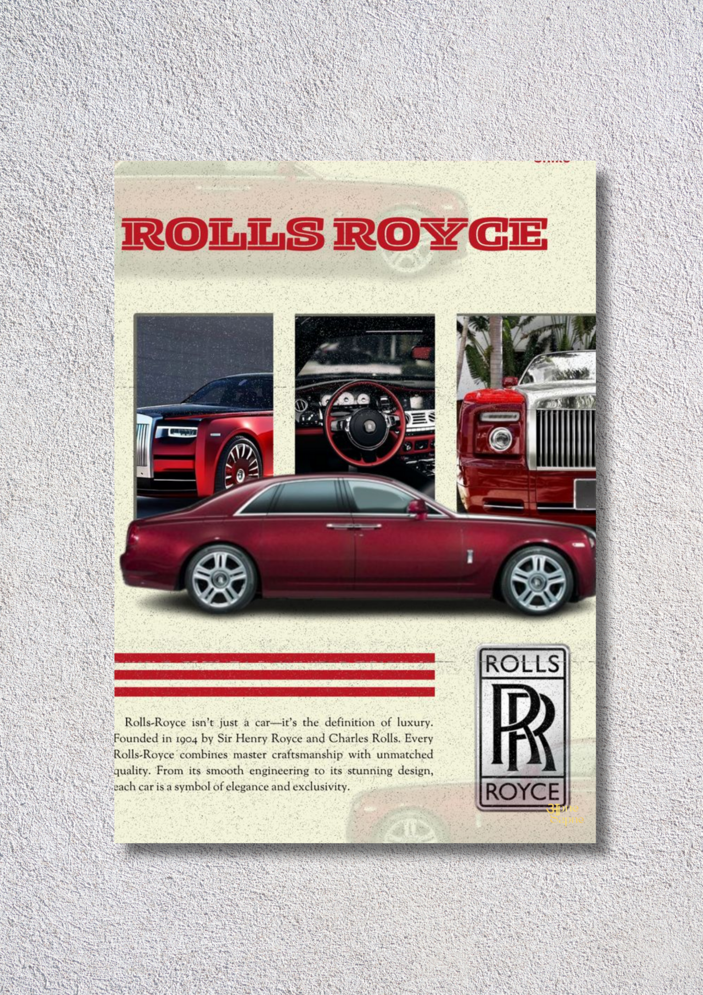 Vintage Car – // poster // A4 and A3