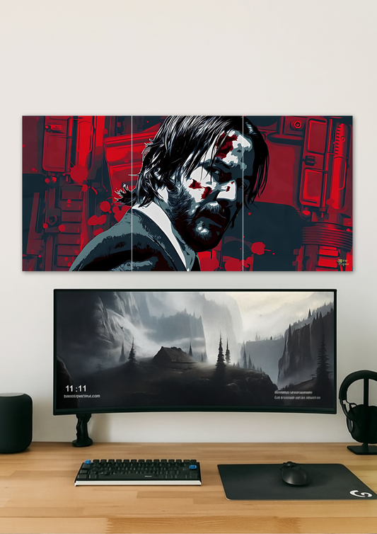 John Wick - The Boogeyman // split poster // a4 and a3
