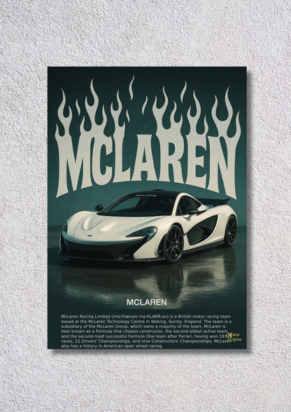 McLaren – // poster // A4 and A3