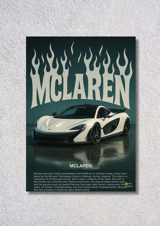 McLaren – // poster // A4 and A3