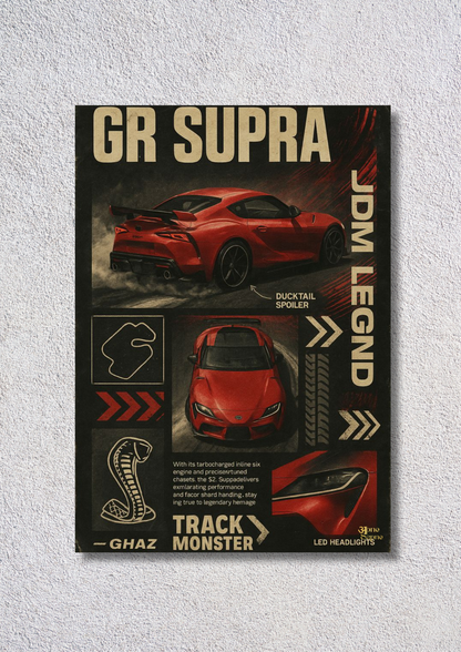 GR Supra – // poster // A4 and A3