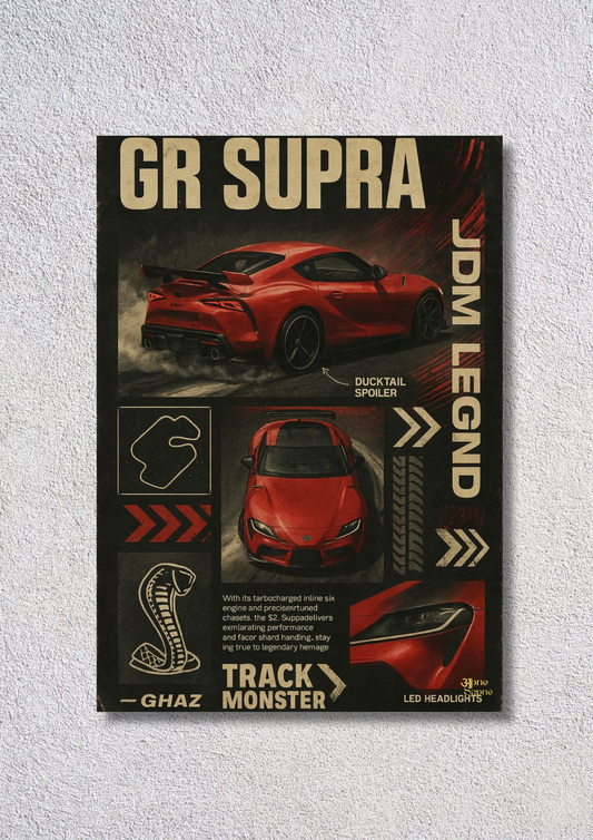 GR Supra – // poster // A4 and A3