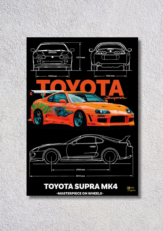 Toyota Supra – // poster // A4 and A3