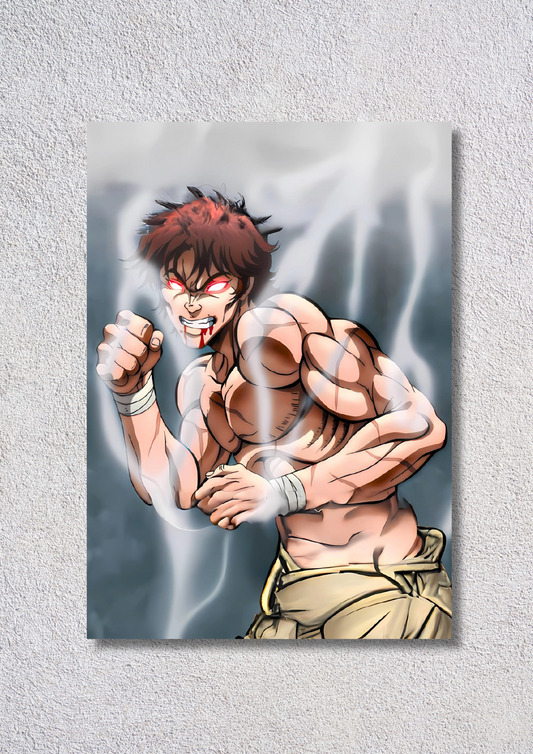 Baki Hanma  // poster // a4 and a3