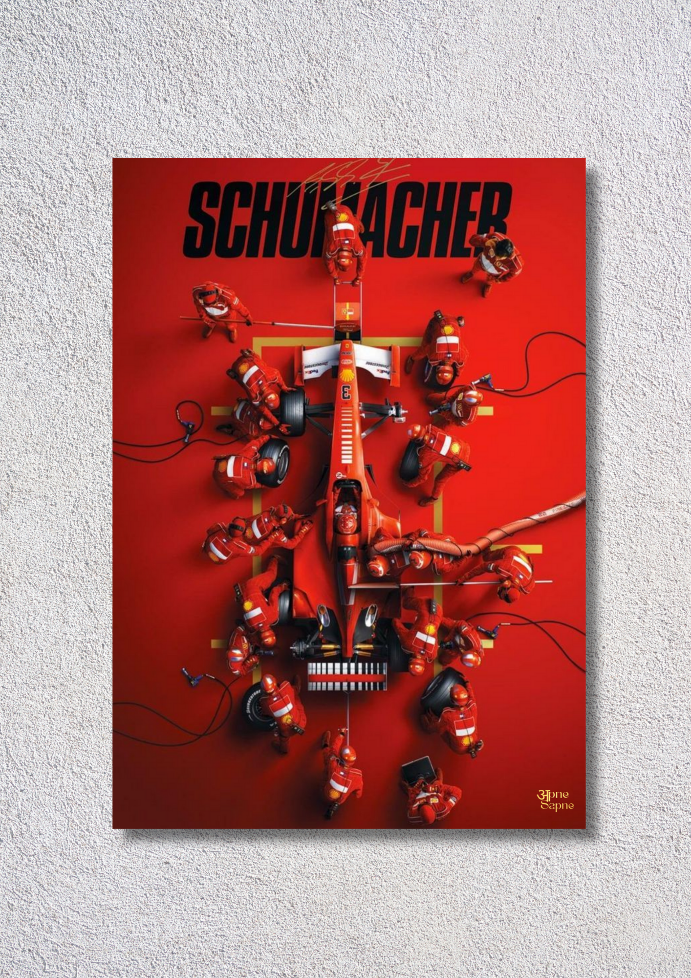 F1 car // poster // a4 and a3