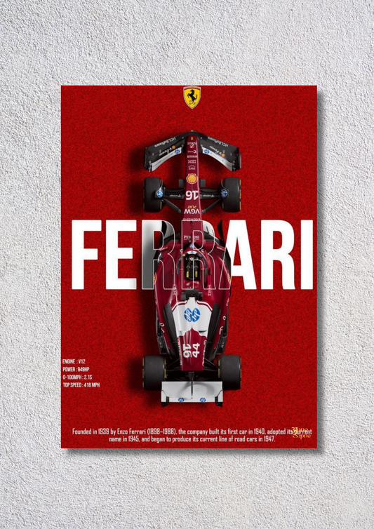 Ferrari F1 – // poster // A4 and A3