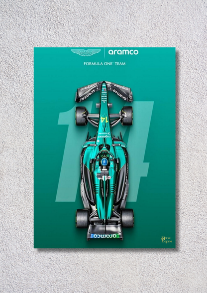 Green Racer – // poster // A4 and A3