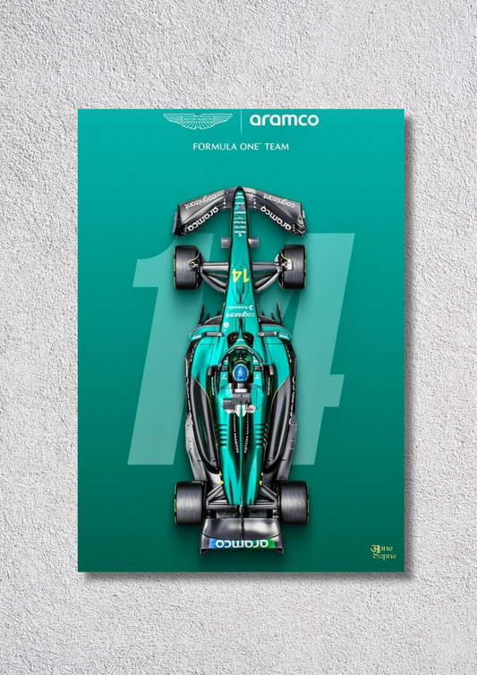 Green Racer – // poster // A4 and A3