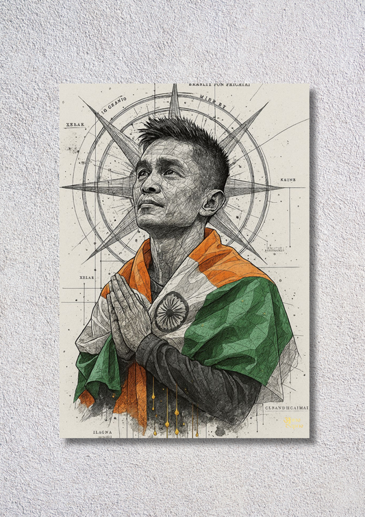 Sunil Chettri – // poster // A4 and A3