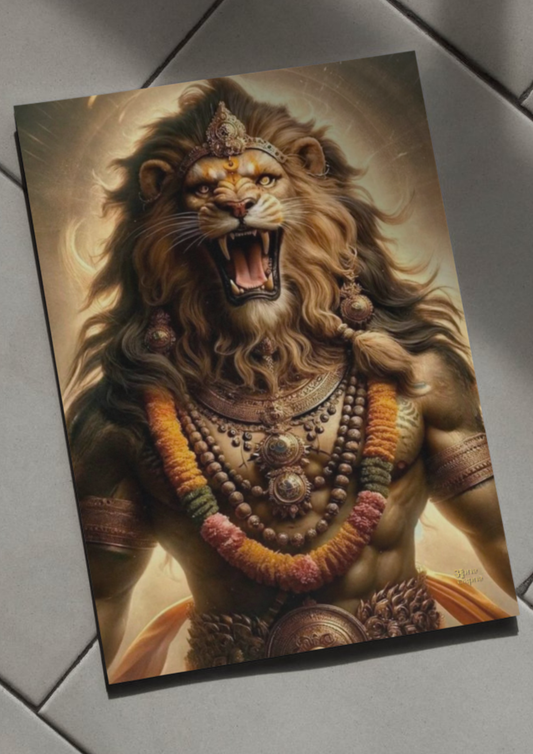 Lord Narsimha // poster // a4 and a3