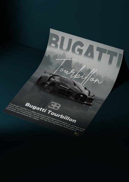 Bugatti Tourbillon // posters // a4 and a3