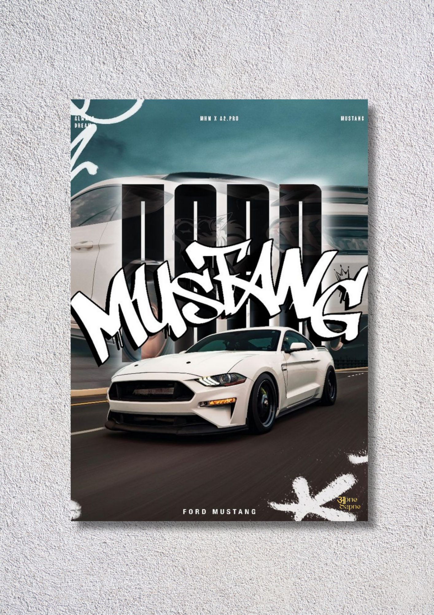 White Speedster – // poster // A4 and A3