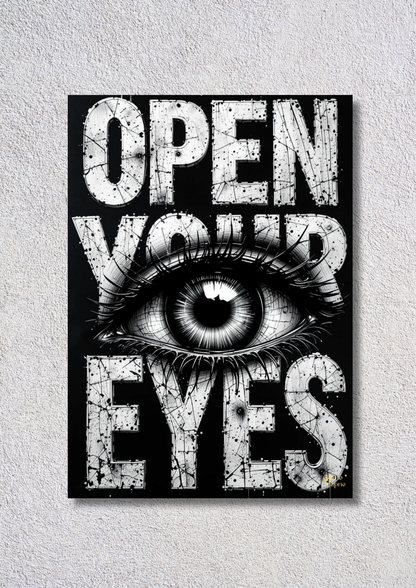 Open Your Eyes – // poster // A4 and A3