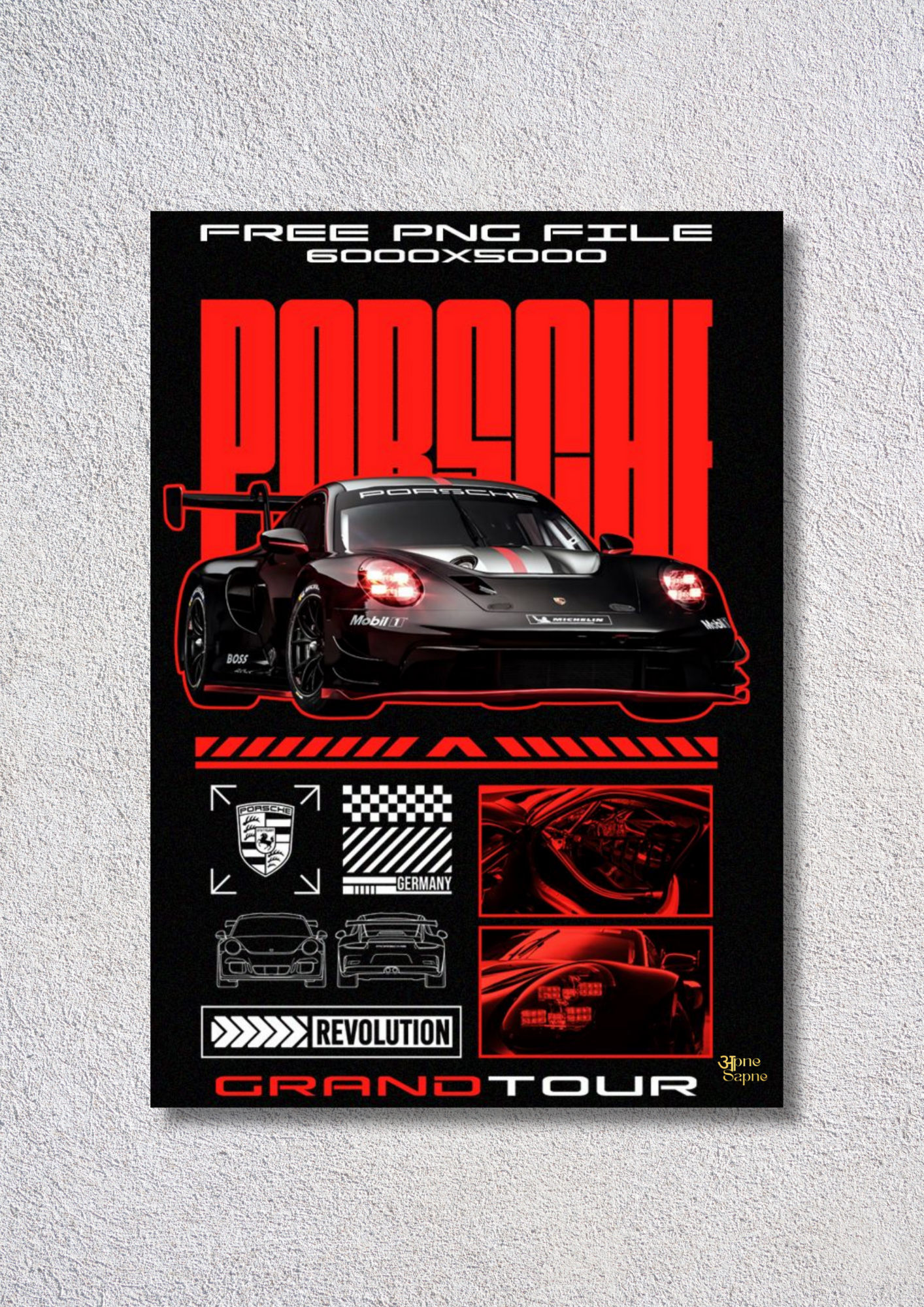 Midnight Ride – // poster // A4 and A3