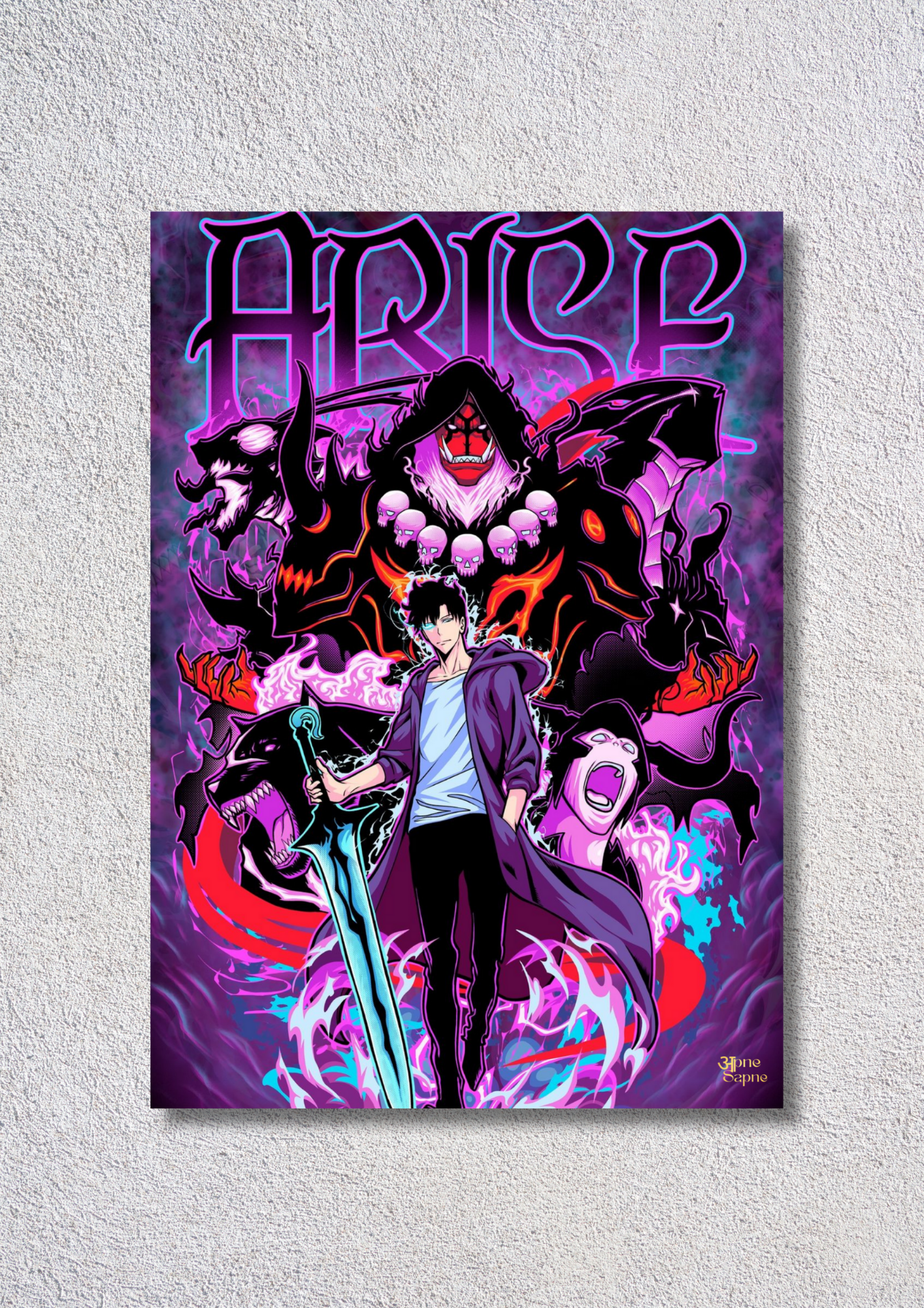 Neon Mecha – // poster // A4 and A3