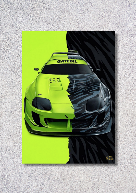 Green Beast – // poster // A4 and A3