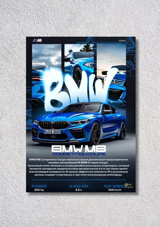 Blue Nitro – // poster // A4 and A3