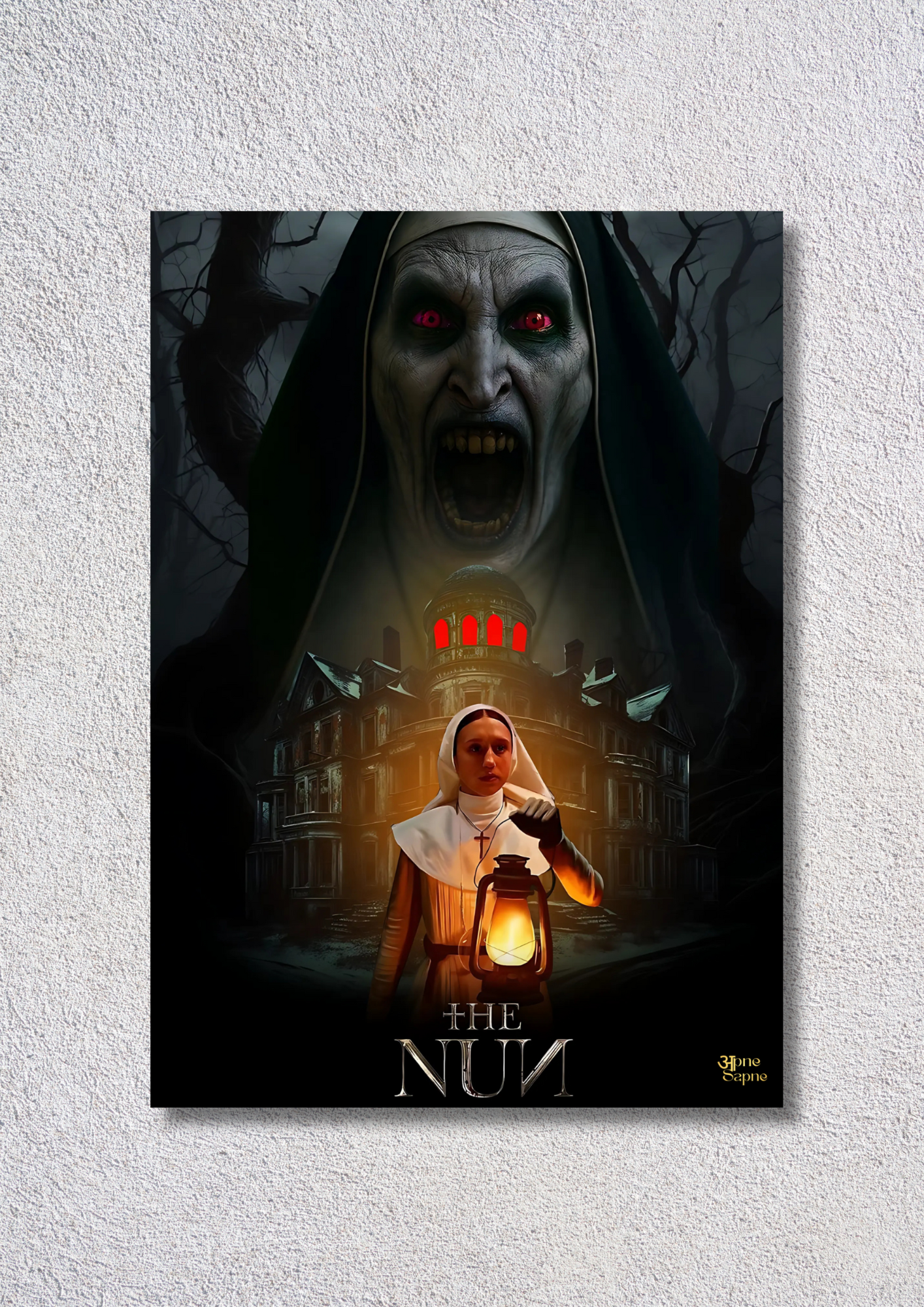 The Nun // poster // a4 and a3