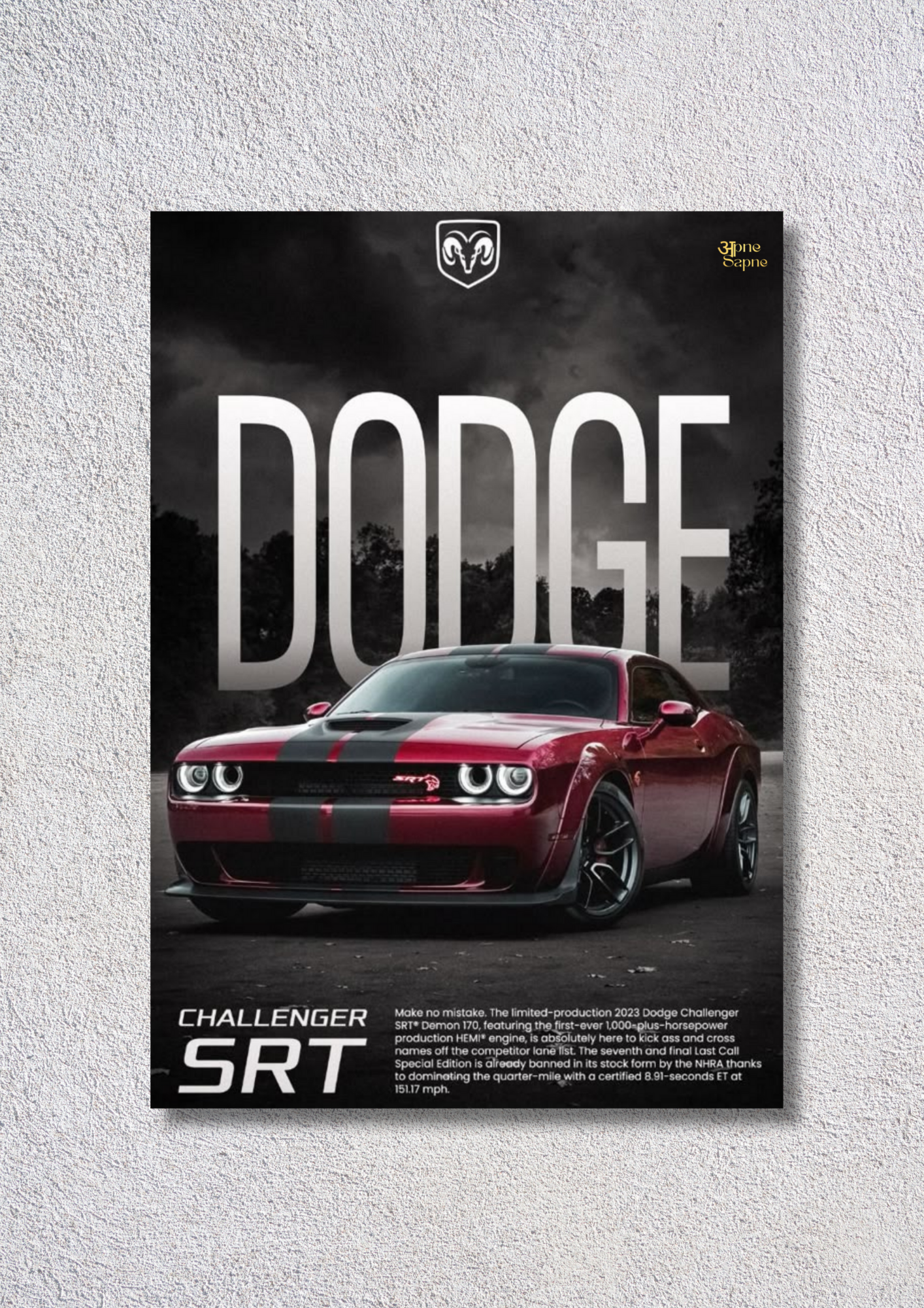 Dodge Power – // poster // A4 and A3