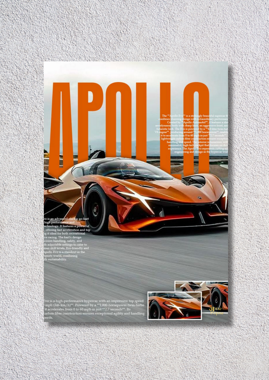 Apollo Racer – // poster // A4 and A3