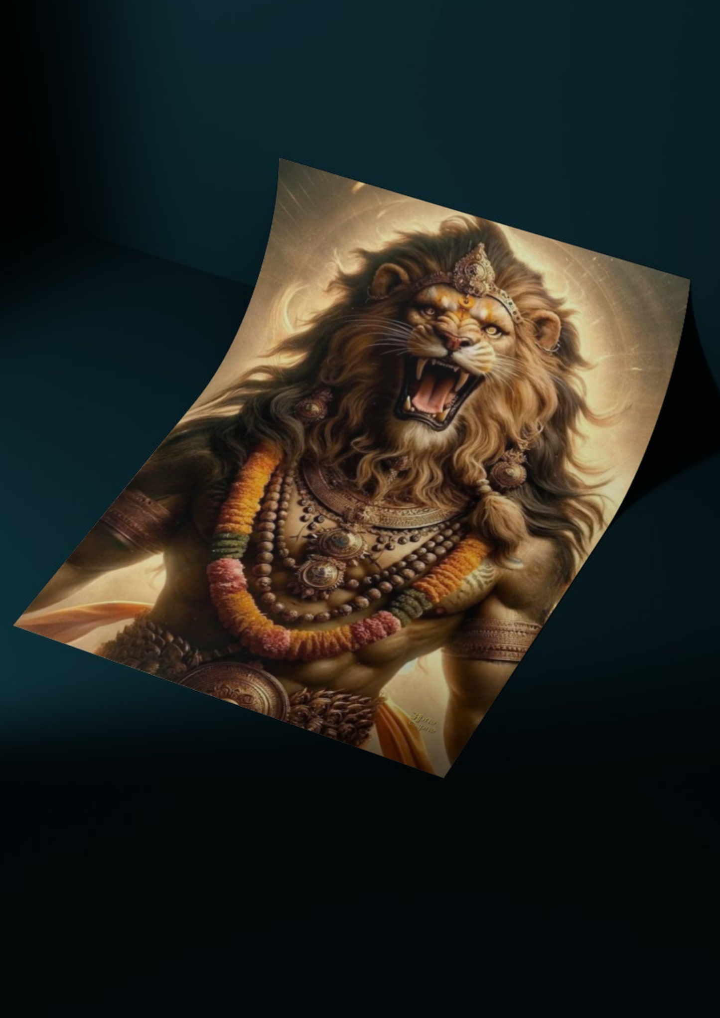 Lord Narsimha // poster // a4 and a3