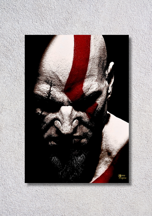 Kratos Close-up – // poster // A4 and A3