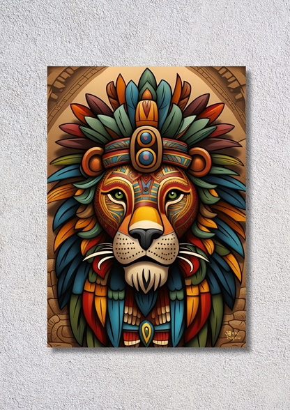 Lion King Face – // poster // A4 and A3