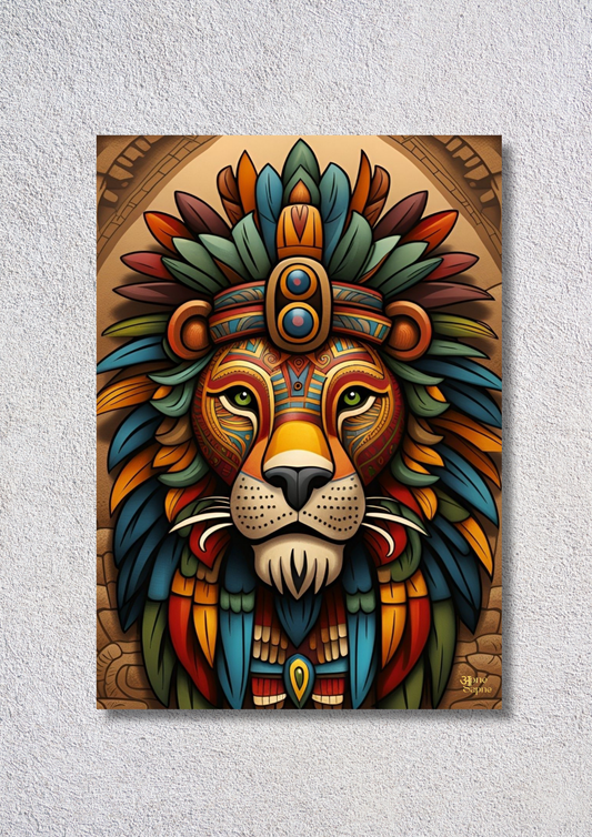 Lion King Face – // poster // A4 and A3