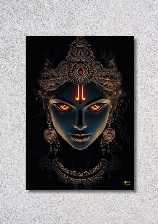 Divine Goddess Kali Wall // poster // a4 and a3